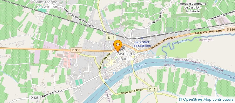 localisation de l'entreprise MMB SERVICES à CASTILLON-LA-BATAILLE