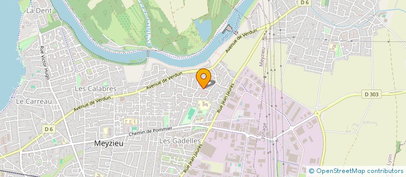 localisation de l'entreprise MMBLF  MEYZIEU