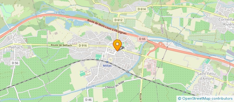 localisation de l'entreprise MMBR  MILLAS