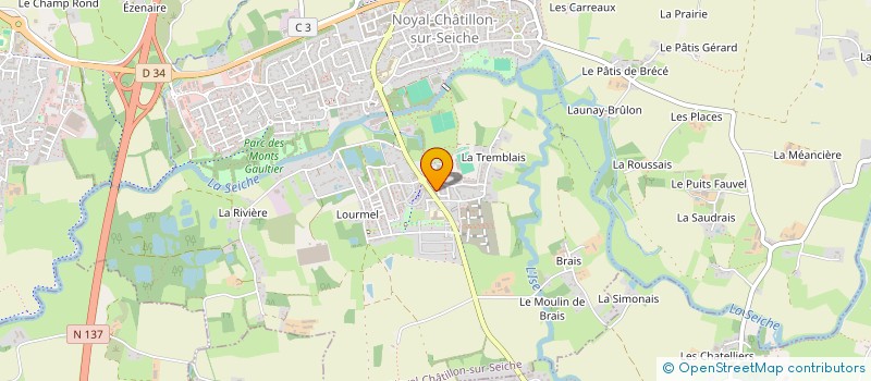 localisation de l'entreprise MMC 35  NOYAL-CHATILLON-SUR-SEICHE