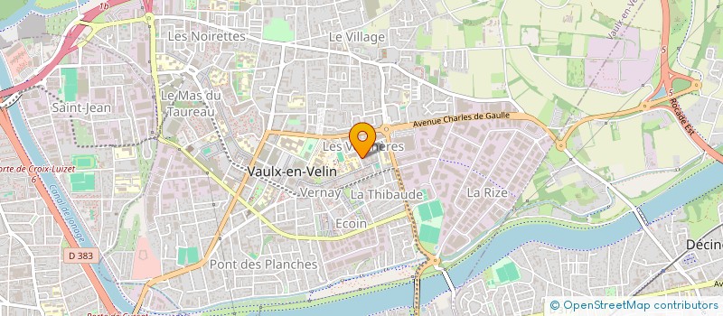 localisation de l'entreprise MMC  VAULX EN VELIN