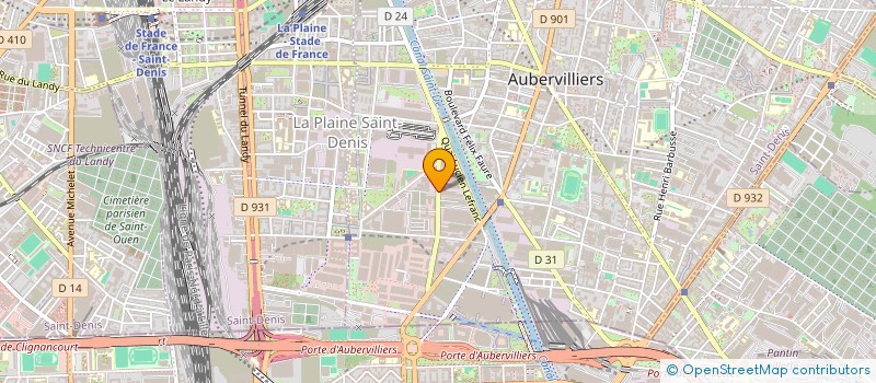 localisation de l'entreprise MMC  AUBERVILLIERS