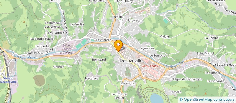 localisation de l'entreprise MMC  DECAZEVILLE