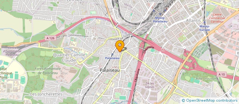 localisation de l'entreprise MMC AUDITION à PALAISEAU