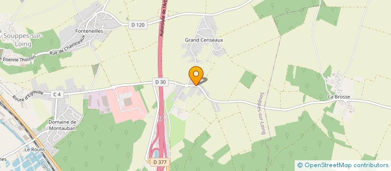 localisation de l'entreprise MMC BATIMENT  SOUPPES-SUR-LOING