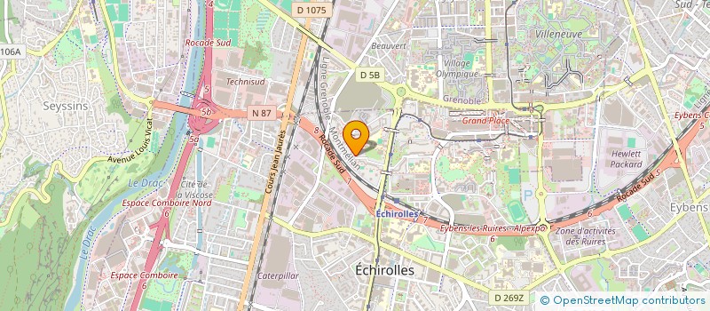 localisation de l'entreprise MMC CARRELAGE à ECHIROLLES