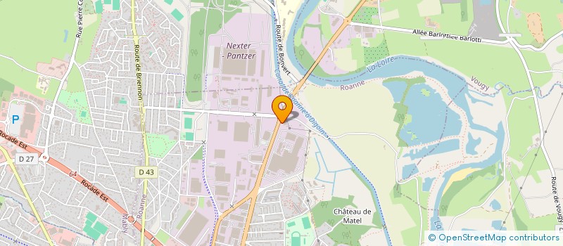 localisation de l'entreprise MMC FACONNAGE à ROANNE