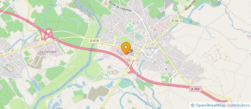 localisation de l'entreprise MMC GIGNAC à GIGNAC