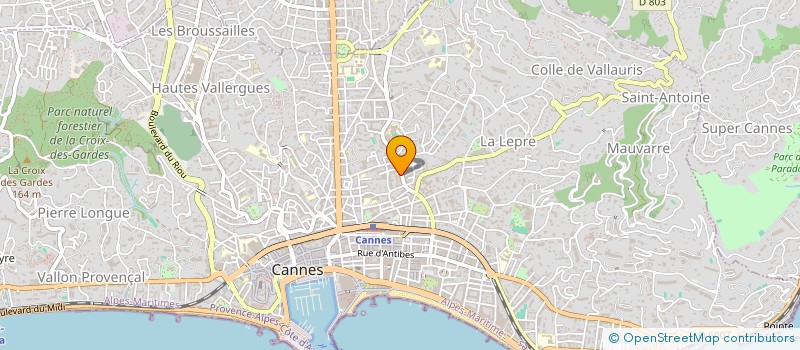 localisation de l'entreprise MMC INVESTISSEMENT SCI à CANNES