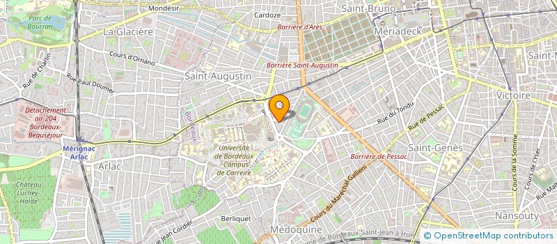 localisation de l'entreprise MMC-MICHEL MEGE CONSEILS  BORDEAUX