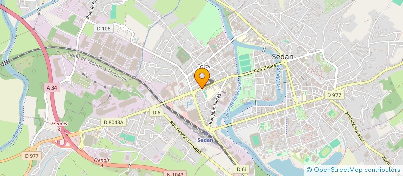 localisation de l'entreprise MMC MULTI MEDIA CONCEPT  SEDAN