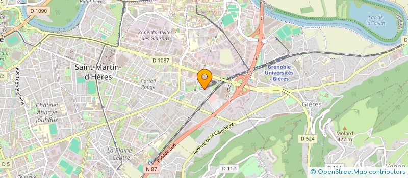 localisation de l'entreprise MMC NET  SAINT-MARTIN-D'HERES
