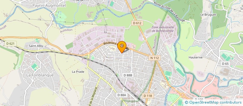 localisation de l'entreprise MMC UNIVERS AUTO  AUSSILLON