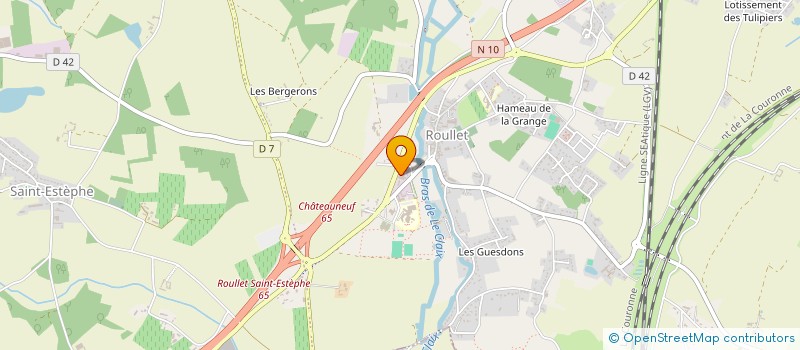 localisation de l'entreprise MMC16  ROULLET-SAINT-ESTEPHE