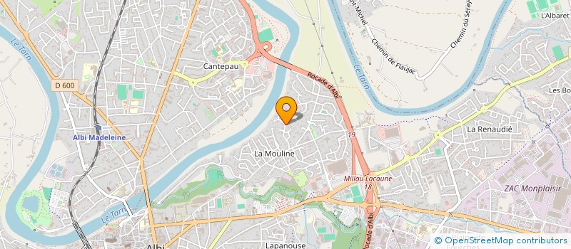 localisation de l'entreprise MMCB à ALBI