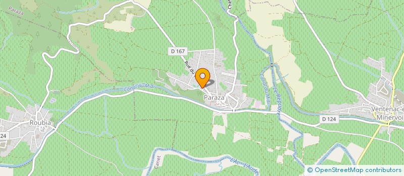 localisation de l'entreprise MMCC  PARAZA