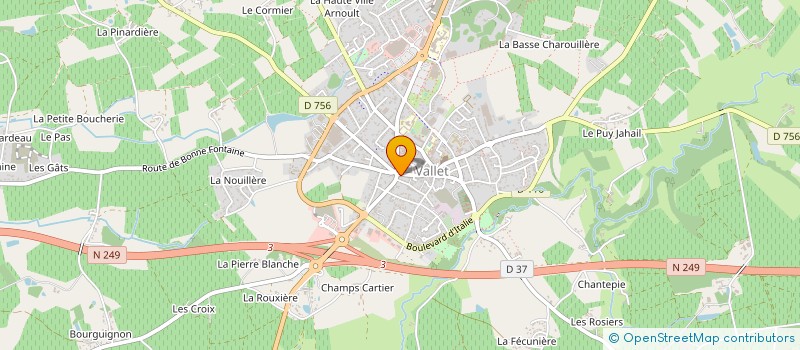 localisation de l'entreprise MMCF  VALLET