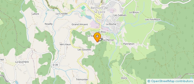 localisation de l'entreprise MMCK  BELMONT-DE-LA-LOIRE