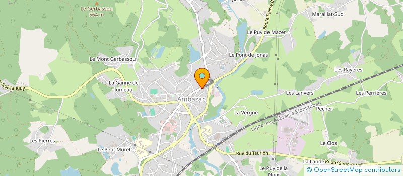 localisation de l'entreprise MMCL  AMBAZAC