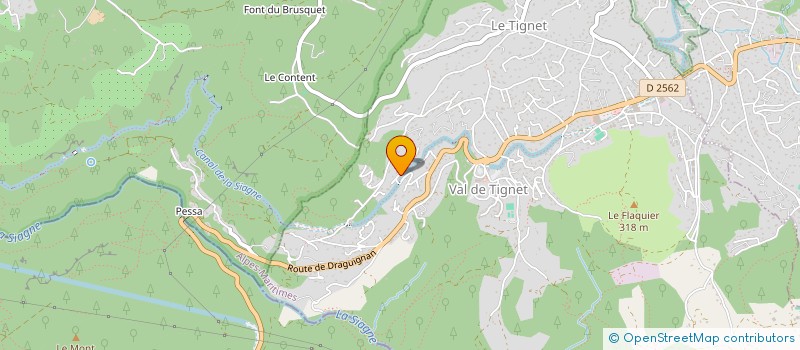localisation de l'entreprise MMCM à LE TIGNET