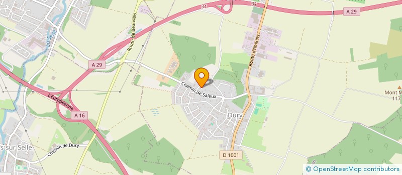 localisation de l'entreprise MMCP  DURY