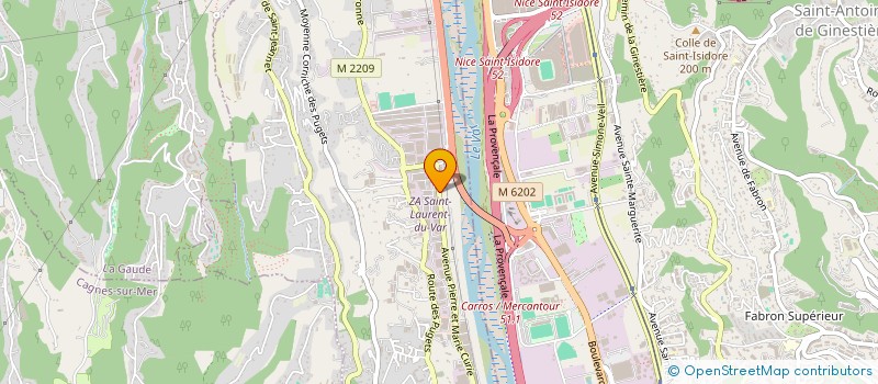 localisation de l'entreprise MMCS à SAINT-LAURENT-DU-VAR