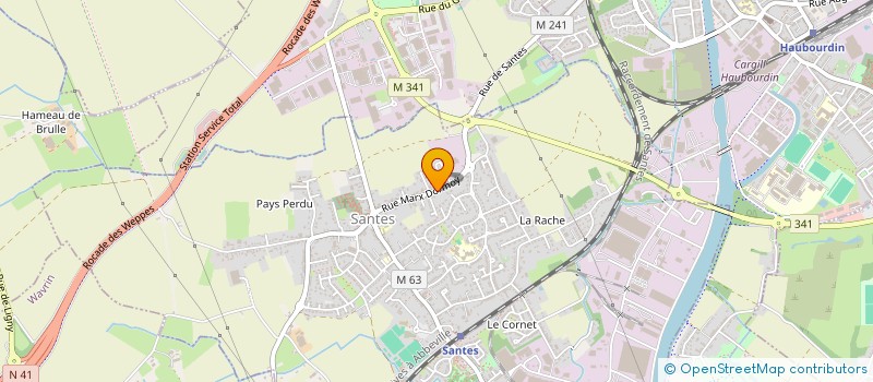 localisation de l'entreprise MMCSD  SANTES