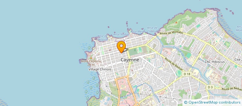 localisation de l'entreprise MMD  CAYENNE