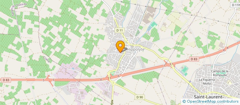 localisation de l'entreprise MMD  SAINT-HIPPOLYTE