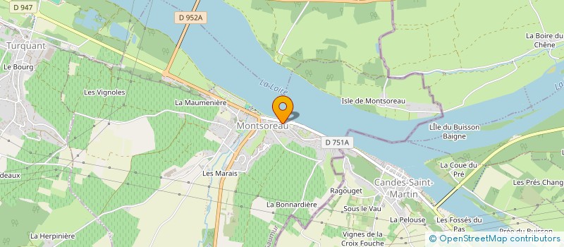 localisation de l'entreprise MMD  MONTSOREAU