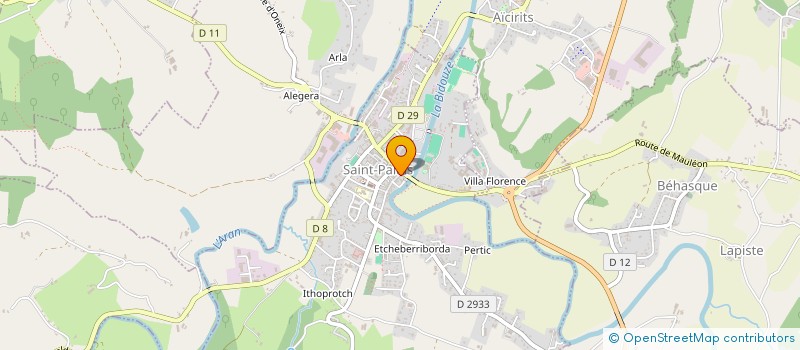 localisation de l'entreprise MMD - MON MOMENT DETENTE  SAINT-PALAIS