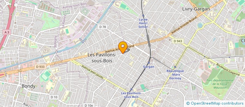 localisation de l'entreprise MMD26 à LES PAVILLONS-SOUS-BOIS