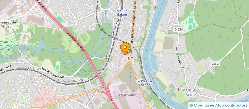 localisation de l'entreprise MMDA à CORBEIL-ESSONNES