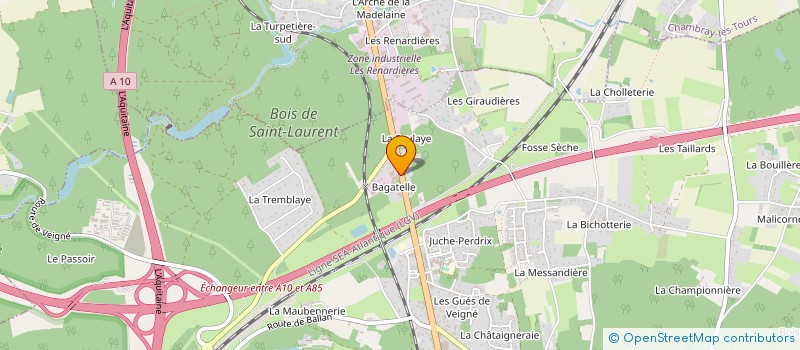 localisation de l'entreprise MMDC à VEIGNE