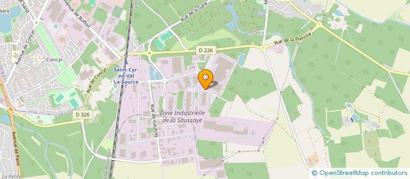 localisation de l'entreprise MMDECOUPE  SAINT-CYR-EN-VAL