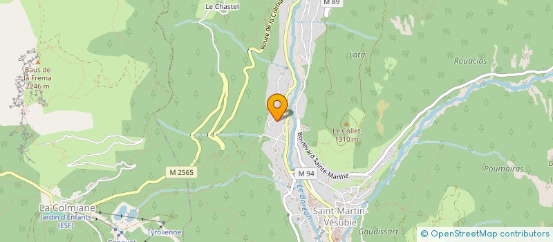 localisation de l'entreprise MMDH  SAINT-MARTIN-VESUBIE