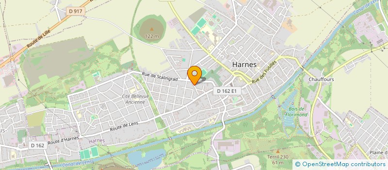 localisation de l'entreprise MMDIFFUSION à HARNES