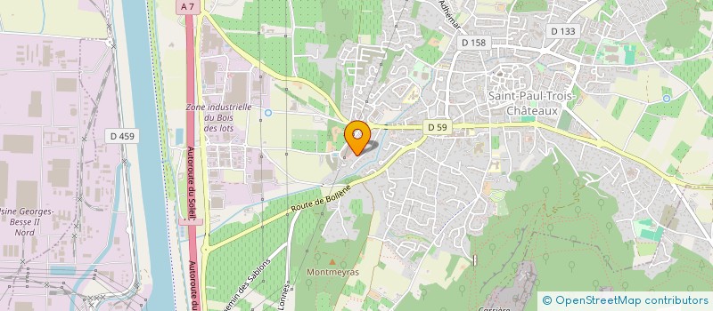 localisation de l'entreprise MMDJ LABAT  SAINT-PAUL-TROIS-CHATEAUX