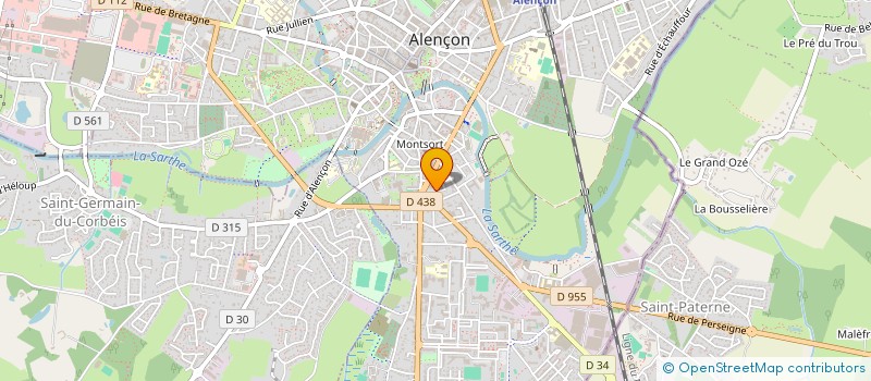 localisation de l'entreprise MMDP à ALENCON