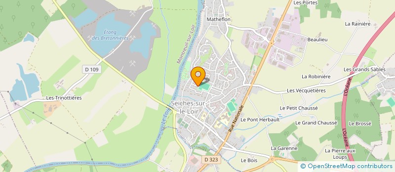 localisation de l'entreprise MMDS  SEICHES-SUR-LE-LOIR