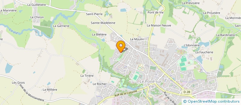 localisation de l'entreprise MMDS PATRIMOINE  LE POIRE-SUR-VIE