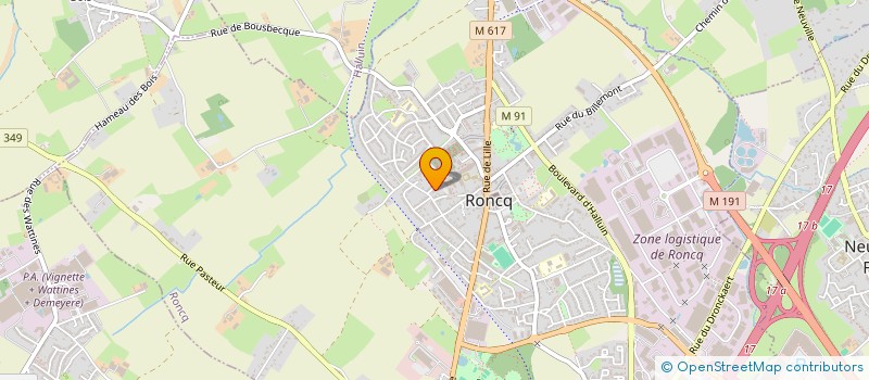 localisation de l'entreprise MMDUPE à RONCQ