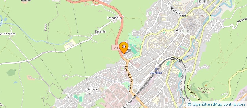 localisation de l'entreprise MME à AURILLAC