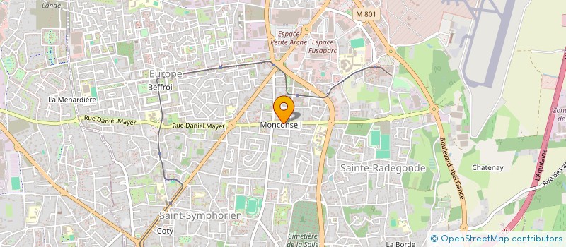 localisation de l'entreprise MME ANNE-CECILE TANGUY ET M THOMAS NEDELEC  TOURS