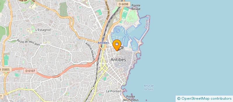 localisation de l'entreprise MME BAHIA BAYOU ET MR ROGER THORN LMNP ANTIBES  ANTIBES