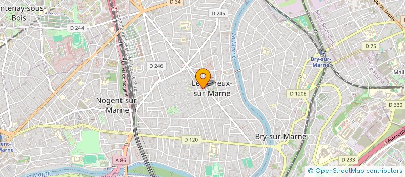 localisation de l'entreprise MME BERTRAND ET MR DESCOLS  LE PERREUX-SUR-MARNE