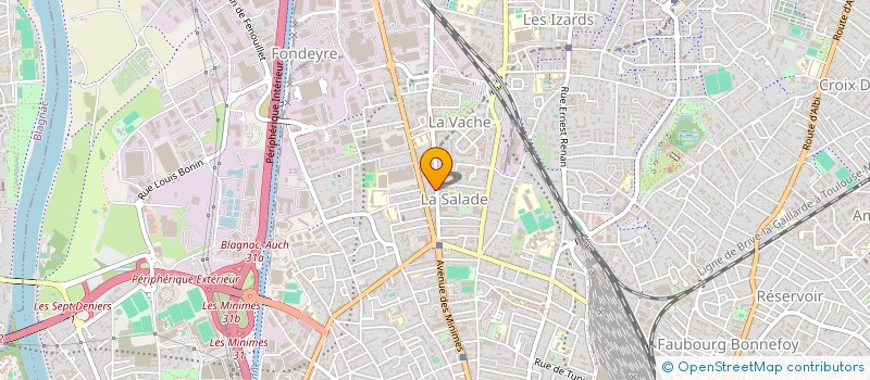 localisation de l'entreprise MME BISSEUIL ET MR SOULA à TOULOUSE