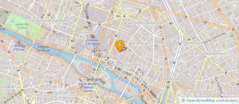 localisation de l'entreprise MME BLOIS JACQUELINE  MR DUQUET ALAIN  M  PARIS 04