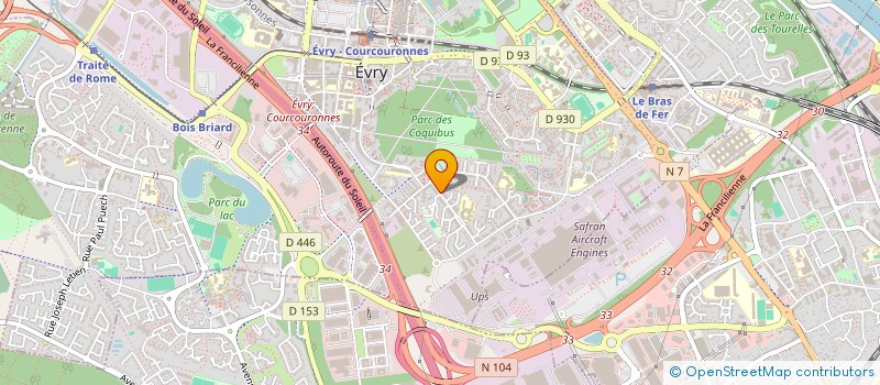 localisation de l'entreprise MME CONSULTING  EVRY-COURCOURONNES