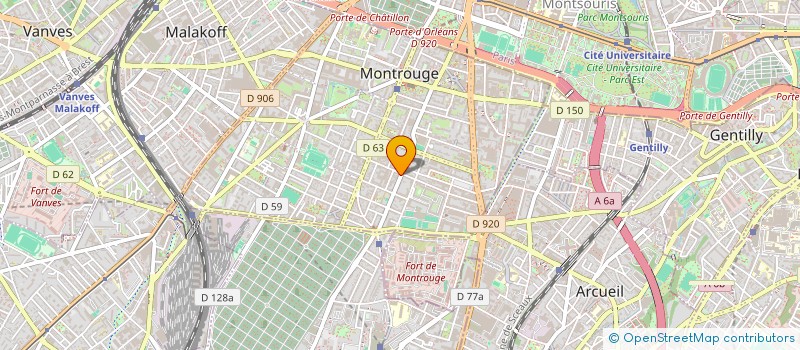 localisation de l'entreprise MME DELVAC HENRIETTE  MR DELVAC ROBERT  MONTROUGE